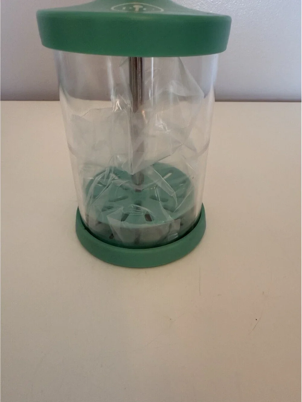 Pampered Chef Whipped Cream Maker #1461 Teal EUC